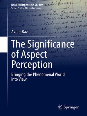 cover image of The Significance of Aspect Perception